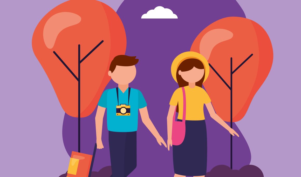 Flat design illustratiion of young people being out of pocket