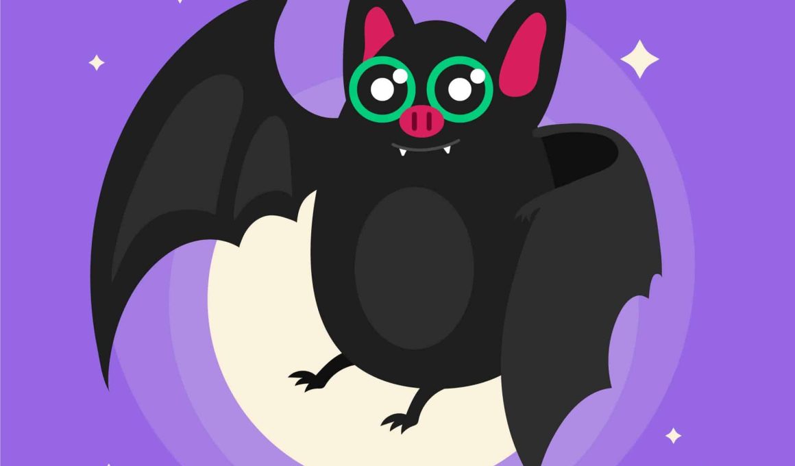 An illustration of a cartoon bat representing batman for the thumbnail of this article