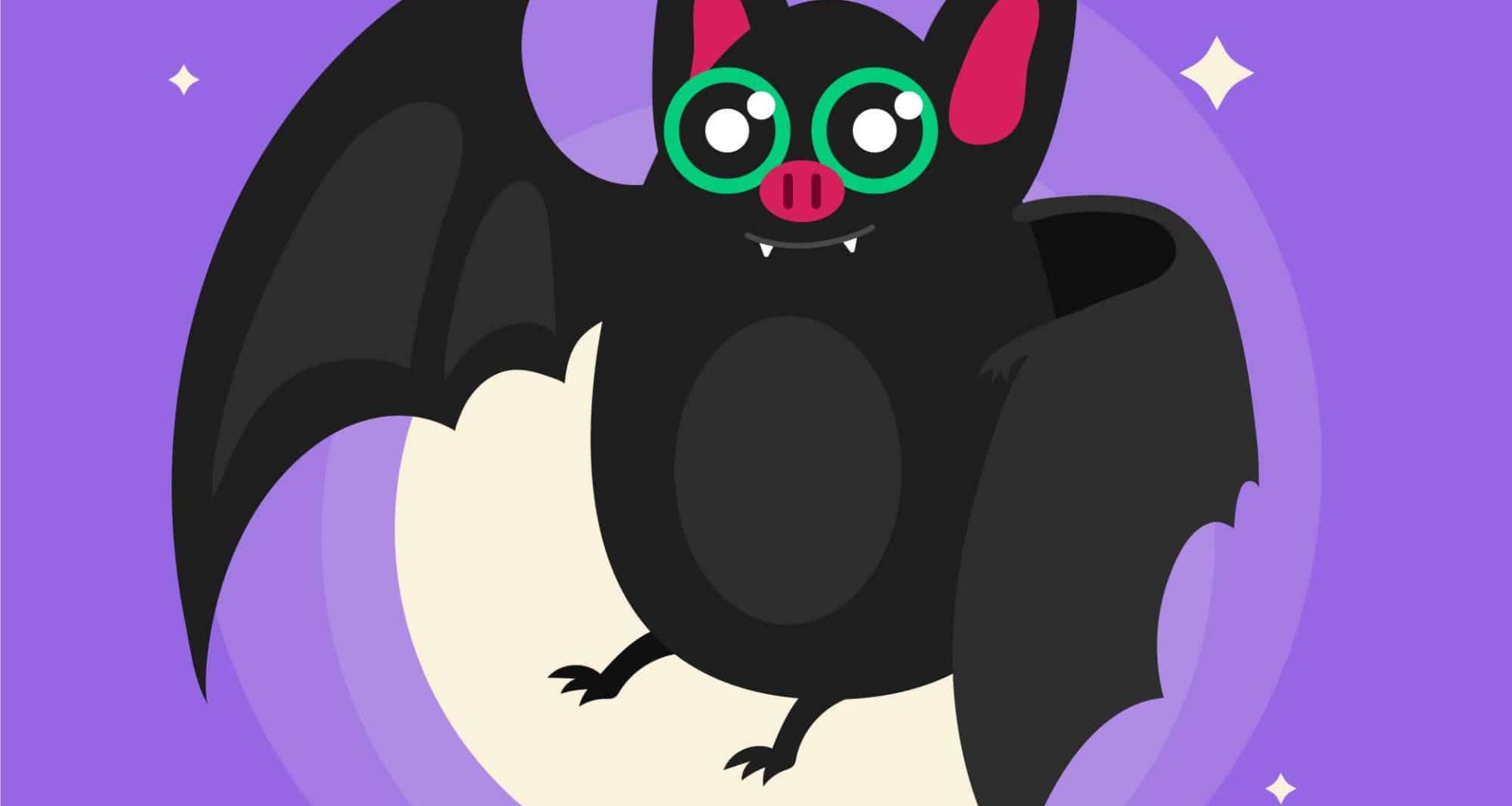 An illustration of a cartoon bat representing batman for the thumbnail of this article