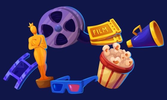 A cinema illustration concept