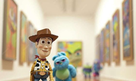 Iconic characters from Toy Story 3 gathered together, showcasing their adventurous spirit and friendship.