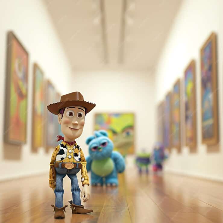 Iconic characters from Toy Story 3 gathered together, showcasing their adventurous spirit and friendship.